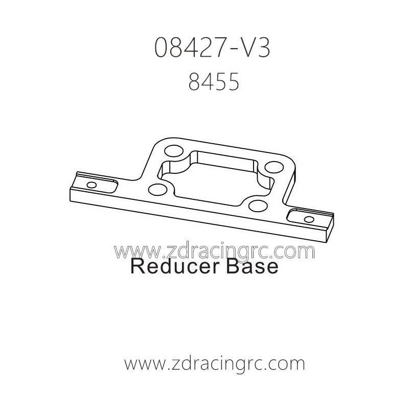 ZD Racing 08427-V3 Parts 8455 Reducer Base