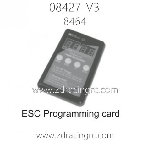 ZD Racing 08427-V3 Parts 8464 ESC Programming Card