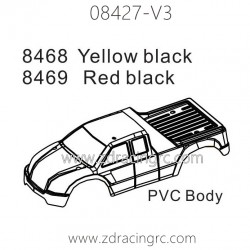 ZD Racing 08427-V3 Parts 8468 Yellow Black 8469 Red Black