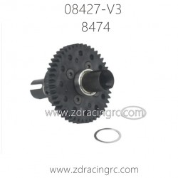 ZD Racing 08427-V3 Parts 8474 48T Center Differential Complete