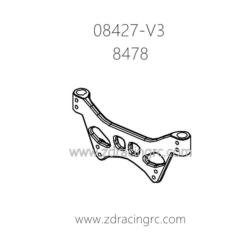 ZD Racing 08427-V3 Parts 8478 Front Body Stents