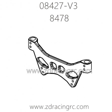 ZD Racing 08427-V3 Parts 8478 Front Body Stents