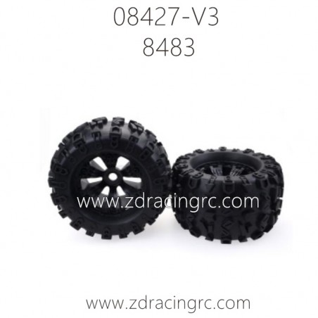ZD Racing 08427-V3 Parts 8483 Wheels Tires