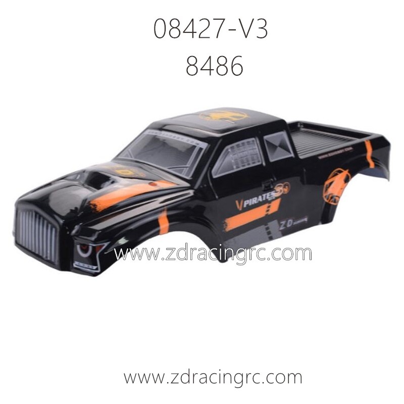 ZD Racing 08427-V3 Parts 8485 8486 PVC Body Camouflage