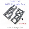 ZD Racing 08427-V3 Pirates 3 Parts 8636-Reinforced version Rear lower Swing Arm