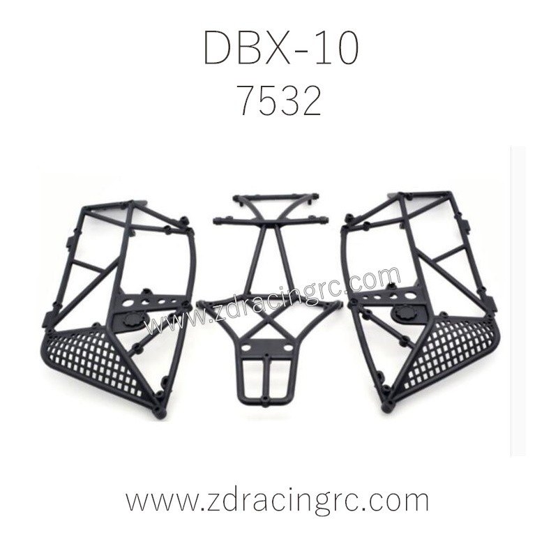 ZD RACING DBX 10 1/10 RC Car Parts Roll Cage 7532