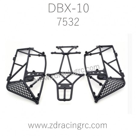 ZD RACING DBX 10 1/10 RC Car Parts Roll Cage 7532 ZD RACING DBX 10 1/10 RC Car Parts Roll Cage 7532