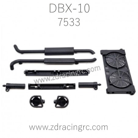 ZD RACING DBX 10 1/10 RC Car Parts Decorative Piece 7533