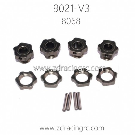 ZD Racing 9021-V3 Parts 8068 Hex Wheel Hub Mounts