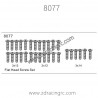 8077 Flat Head Screw set Parts for ZD Racing RC Car