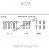 8079 Button Head Screw set Parts for ZD Racing RC Car
