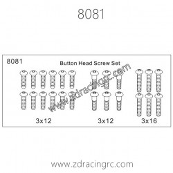 8081 Button Head Screw Set Parts for ZD Racing RC Car